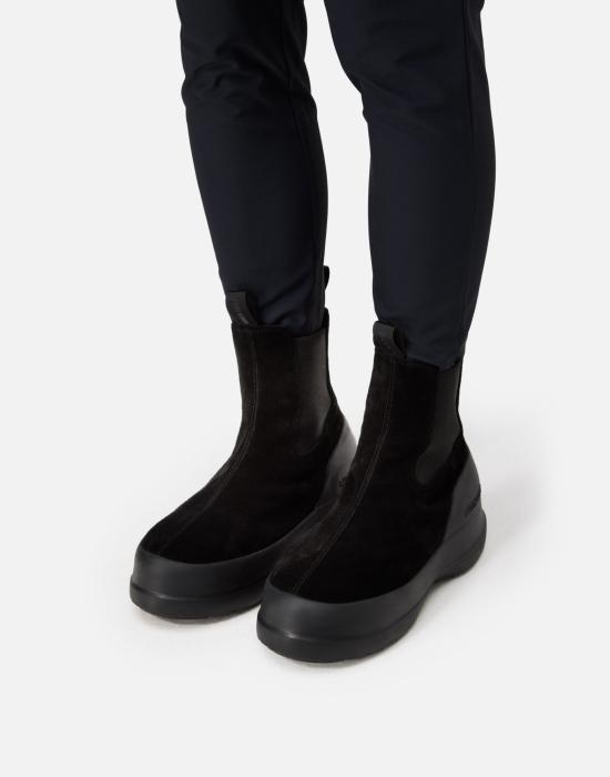 문부츠 루나 스웨이드 첼시 부츠 80D2480050N001 BLACK - MOON BOOT