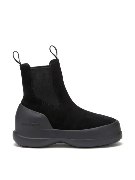 문부츠 루나 스웨이드 첼시 부츠 80D2480050N001 BLACK - MOON BOOT