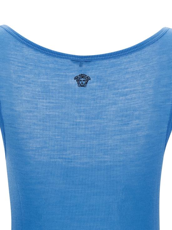 26SS 베르사체 민소매 티셔츠 VE333241BM BLUE - VERSACE