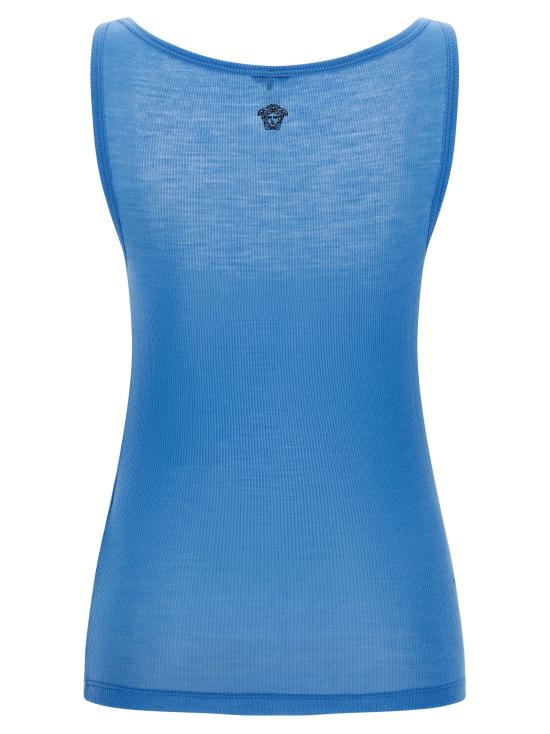 26SS 베르사체 민소매 티셔츠 VE333241BM BLUE - VERSACE