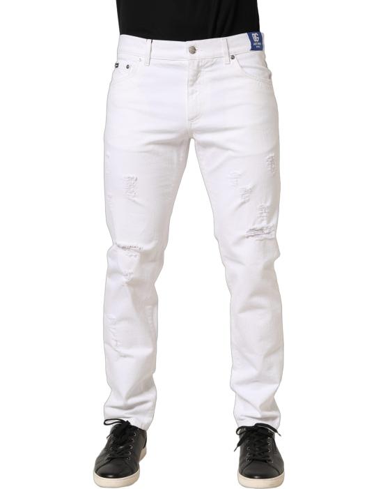  돌체앤가바나 데님 팬츠 PAN77553 WHITE - DOLCE & GABBANA