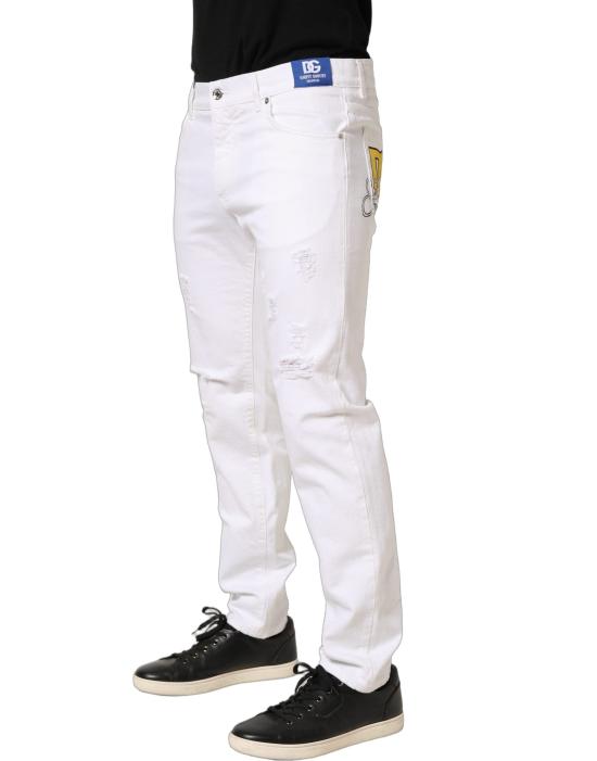  돌체앤가바나 데님 팬츠 PAN77553 WHITE - DOLCE & GABBANA