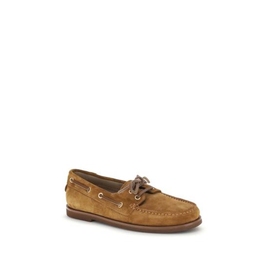 26SS 지안비토로시 플랫 슈즈 GIG2536710GOMS4CTECUBB BROWN - GIANVITO ROSSI