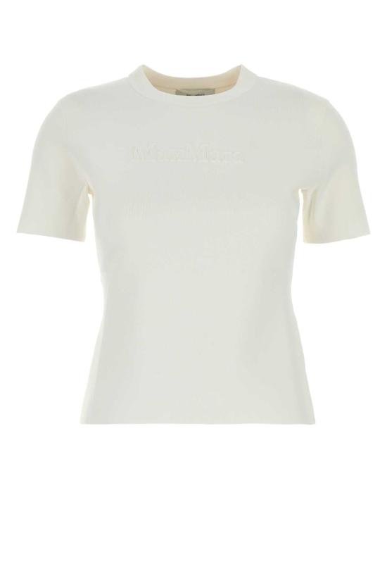 25FW 막스마라 폴로 티셔츠 2521366068600 001 WHITE