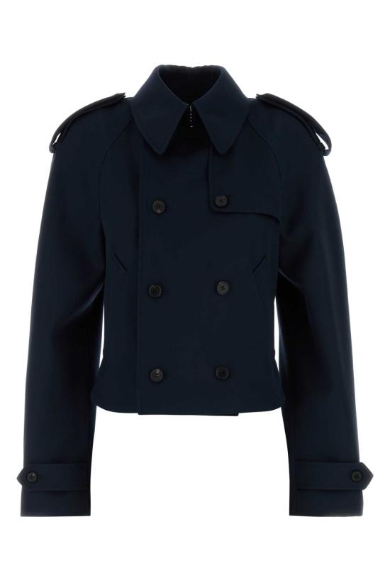 25FW 알렉산더 맥퀸 트렌치 코트 838920QJACH 4003 NAVY