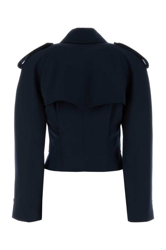 25FW 알렉산더 맥퀸 트렌치 코트 838920QJACH 4003 NAVY - ALEXANDER MCQUEEN