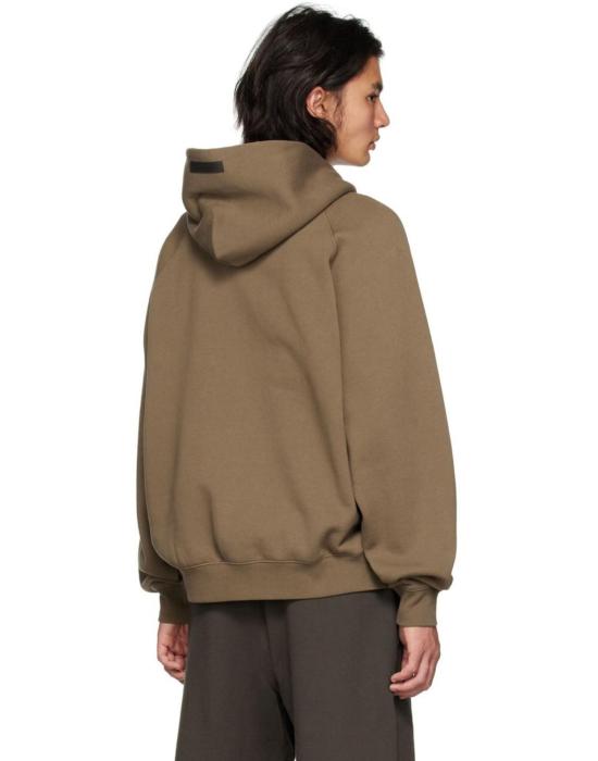 26FW 피어오브갓 후드 티셔츠 192SU222054F BROWN - FEAR OF GOD