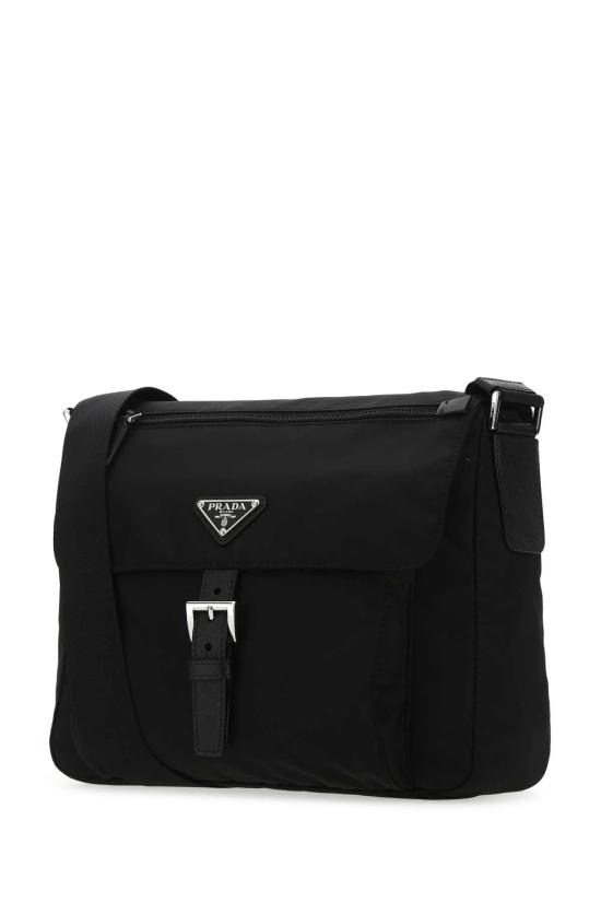  프라다 삼각로고 리나일론 버클 숄더백 1BD994VB1MRV44 F0002 BLACK - PRADA
