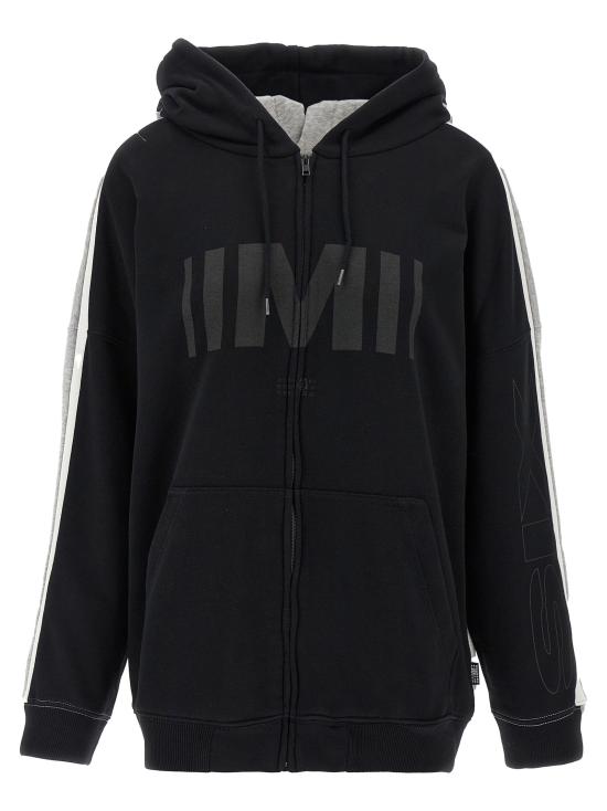 25FW MM6 메종마르지엘라 후드 티셔츠 MM314640BM BLACK