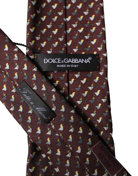  돌체앤가바나 넥타이 KRA3604 BURGUNDY - DOLCE & GABBANA