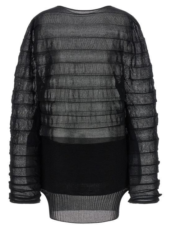 25FW 이세이 미야케 스웨터 IS327907BM BLACK - ISSEY MIYAKE