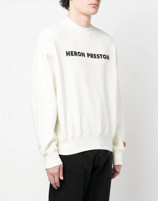  헤론 프레스톤 긴팔 티셔츠 HMBA020S23JER0070110 WHITE - HERON PRESTON