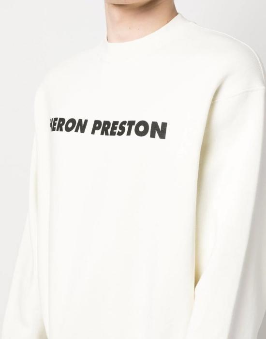  헤론 프레스톤 긴팔 티셔츠 HMBA020S23JER0070110 WHITE - HERON PRESTON
