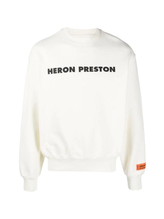  헤론 프레스톤 긴팔 티셔츠 HMBA020S23JER0070110 WHITE - HERON PRESTON