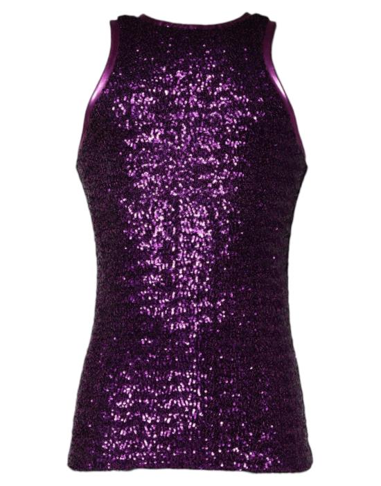  돌체앤가바나 민소매 티셔츠 TSH87106 PURPLE - DOLCE & GABBANA
