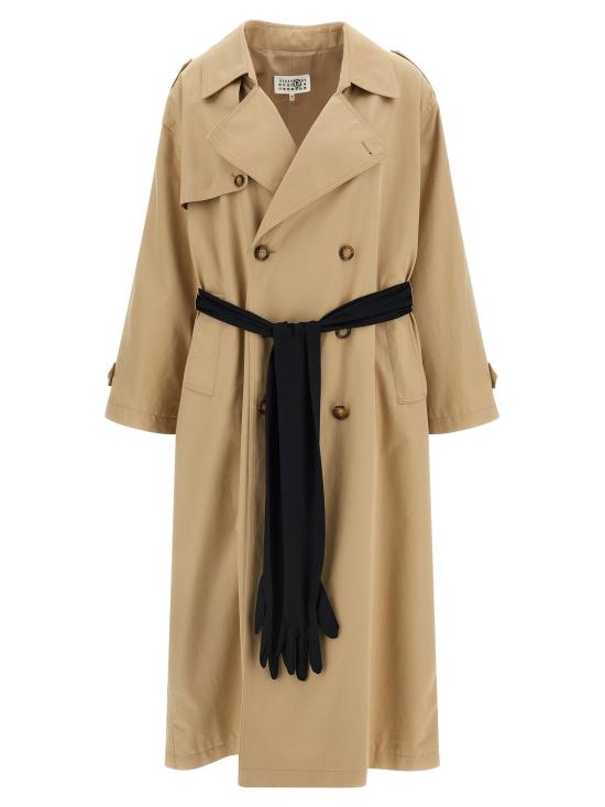 26SS MM6 메종마르지엘라 트렌치 코트 MM330045BM BEIGE