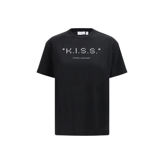 26SS 오프화이트 폴로 티셔츠 OF2AA089S26JER007W003BB BLACK