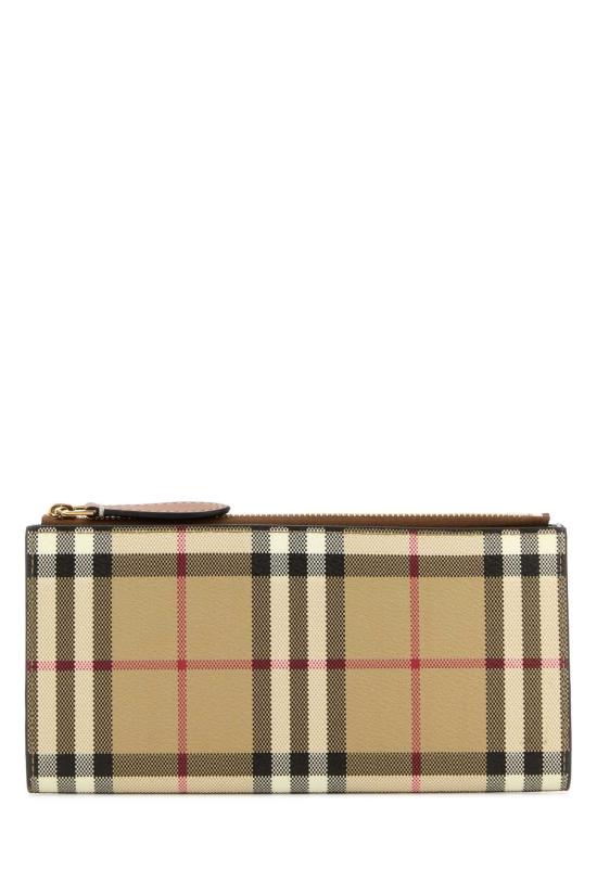 26FW 버버리 라지 체크 바이폴드 지갑 8109809 A9534 BROWN