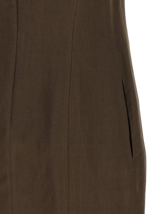 26SS 브루넬로 쿠치넬리 원피스 BR336286BM BROWN - BRUNELLO CUCINELLI