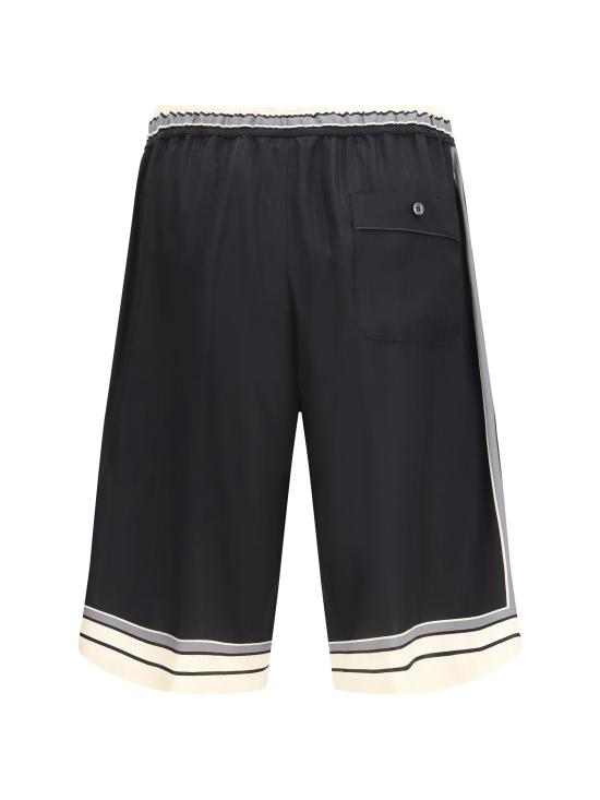 26SS 돌체앤가바나 숏팬츠 GV5MATHI11T HN5WH BLACK - DOLCE & GABBANA
