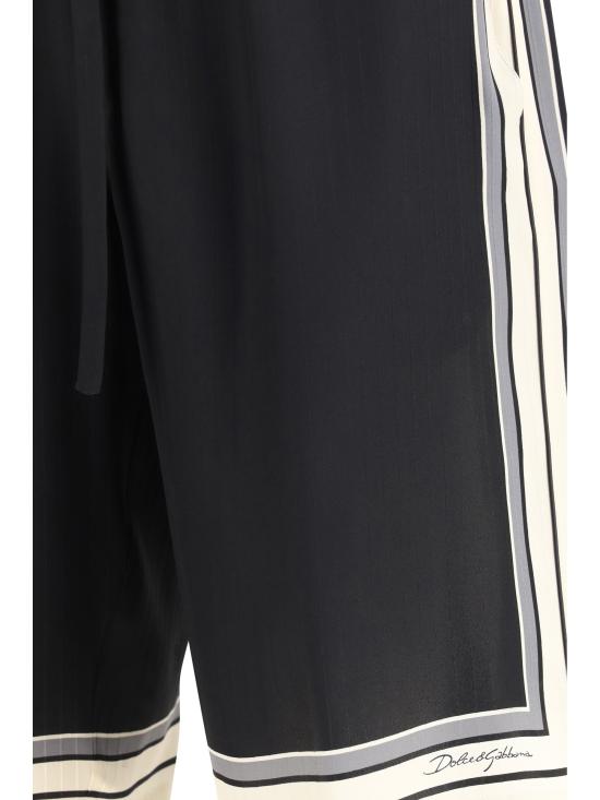 26SS 돌체앤가바나 숏팬츠 GV5MATHI11T HN5WH BLACK - DOLCE & GABBANA