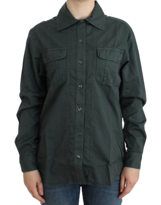 로베르토 카발리 셔츠 SIG11983 GRAY