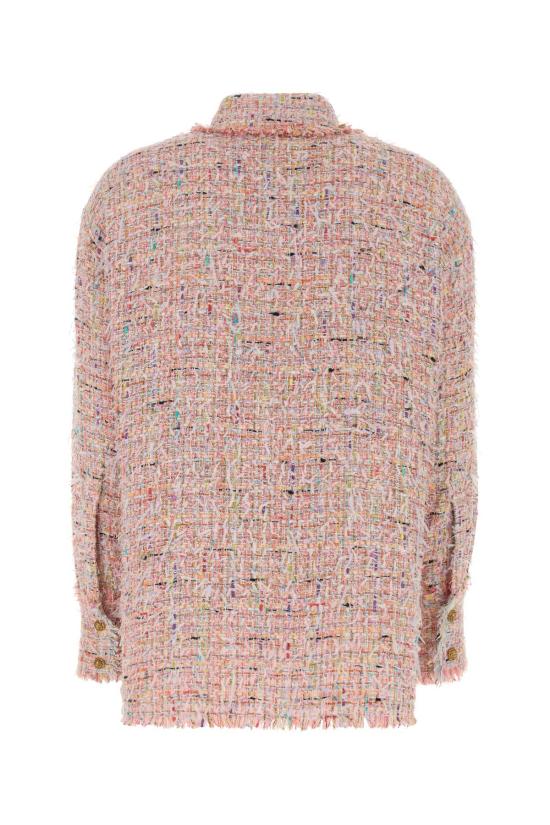 26FW 발망 셔츠 HF1HD005XM17 AAA PINK - BALMAIN