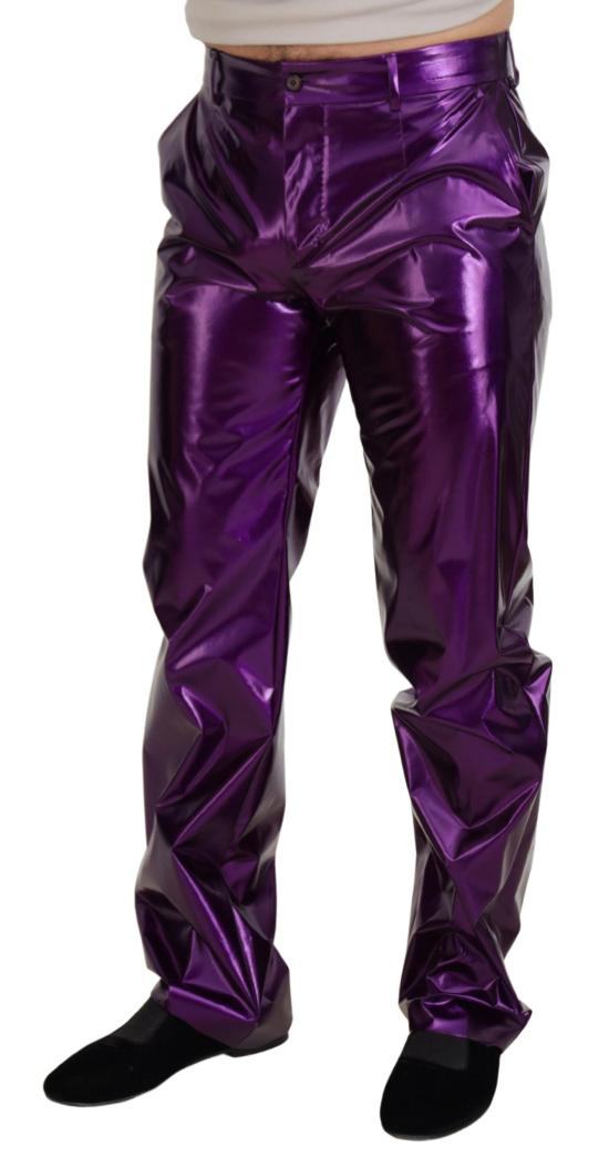  돌체앤가바나 스트레이트 팬츠 PAN74276 PURPLE - DOLCE & GABBANA
