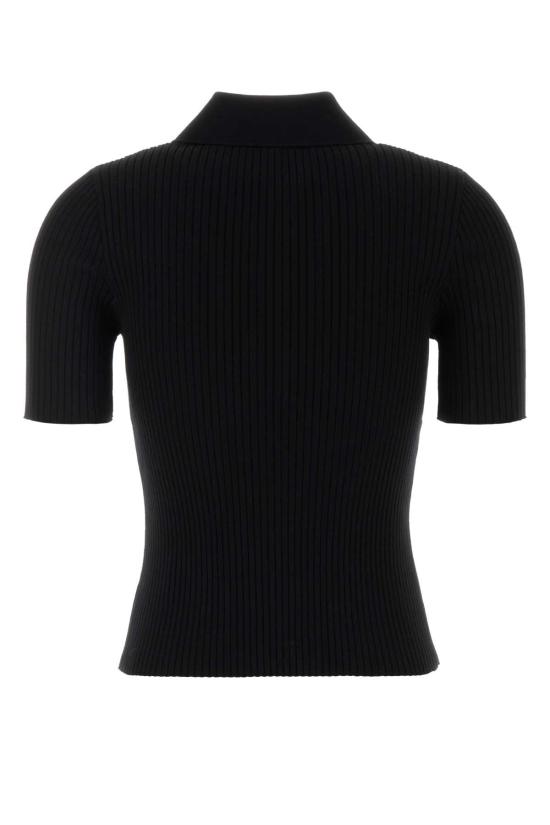 25FW 쿠레쥬 폴로 티셔츠 VESMP0029FI0001 9999 BLACK - COURREGES