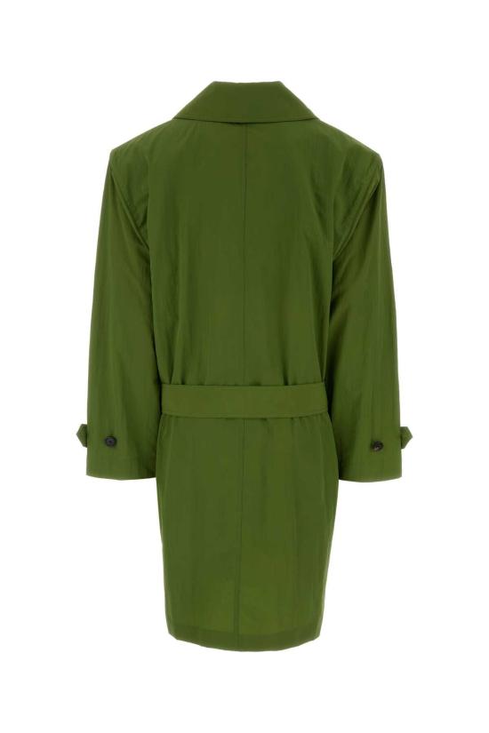 25FW 생로랑 트렌치 코트 851211Y6J30 3710 GREEN - SAINT LAURENT