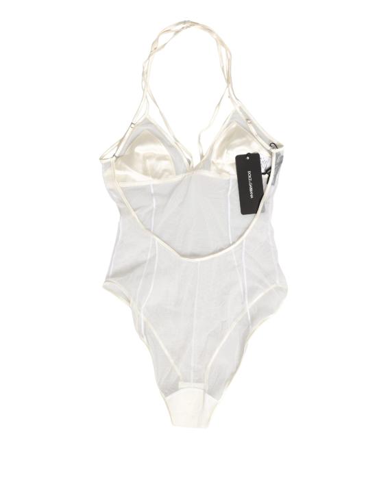  돌체앤가바나 바디수트 티셔츠 BIK1953 WHITE - DOLCE & GABBANA