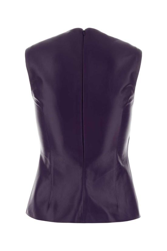 25FW 미우미우 민소매 티셔츠 MPT299SOOO165Z F0030 PURPLE - MIU MIU