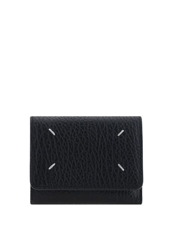 26FW 마르지엘라 지퍼 컴팩트 트라이폴드 지갑 SA3UI0010P4455 T8013 BLACK