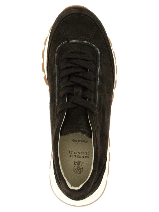 26FW 브루넬로 쿠치넬리 스니커즈 BR336405BM BLACK - BRUNELLO CUCINELLI