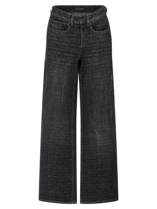 26SS 발렌시아가 데님 팬츠 BA327079BM BLACK
