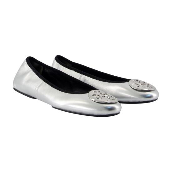 25FW 토리버치 플랫 슈즈 CONFIG TORS24311 SILVER - TORY BURCH