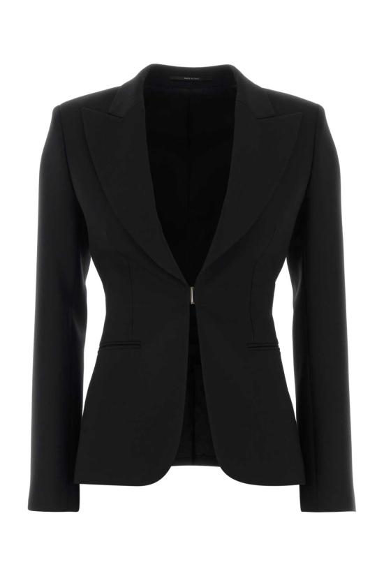 26SS 구찌 테크니컬 스트레치 울 재킷 864253ZAUPG 1000 BLACK