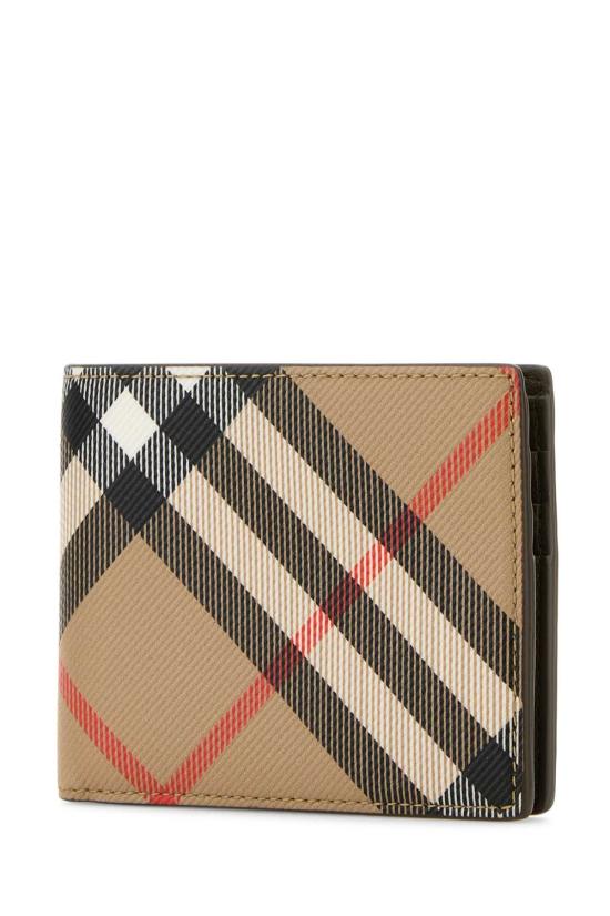  버버리 체크 슬림 반지갑 8095693 A2021 BEIGE - BURBERRY