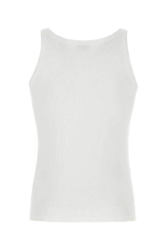26FW 돌체앤가바나 민소매 티셔츠 M8C19JONN96 W0800 WHITE - DOLCE & GABBANA