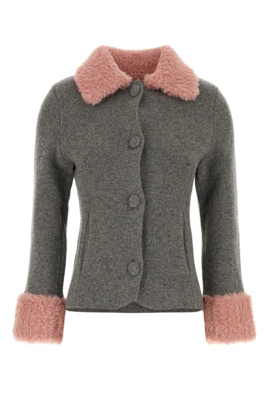 26FW 모스키노 니트웨어 J05805503 497 GRAY