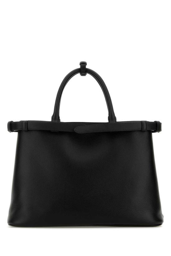  프라다 버클 미디엄 가죽 핸드백 1BA417VOOO2CYS F0002 BLACK - PRADA