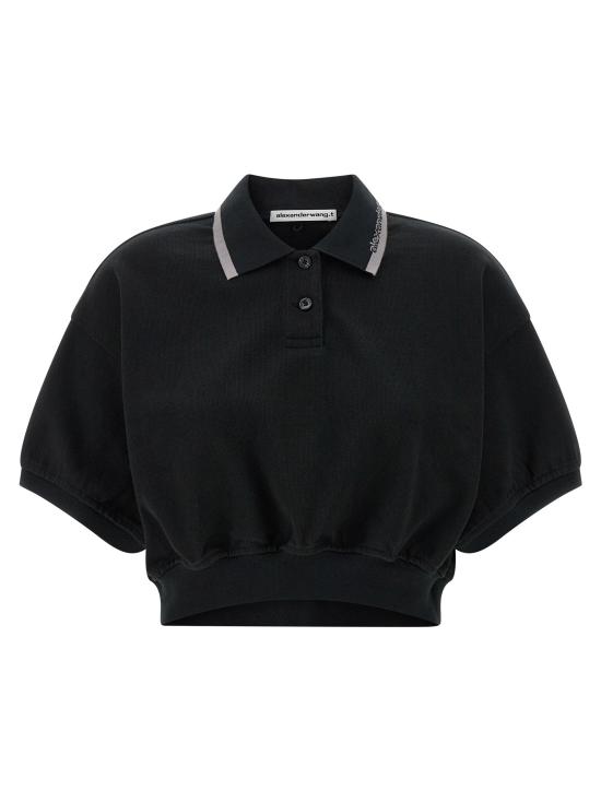 26SS 티바이알렉산더왕 폴로 티셔츠 TB323304BM BLACK