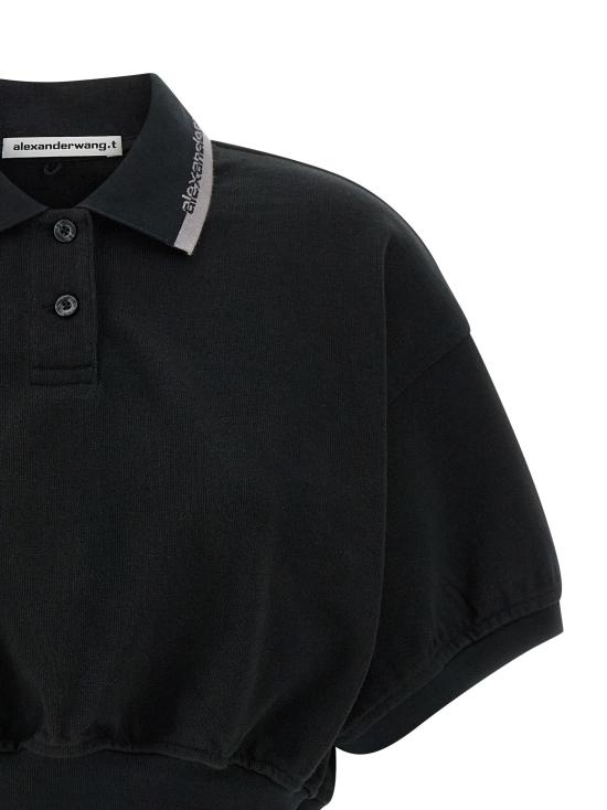 26SS 티바이알렉산더왕 폴로 티셔츠 TB323304BM BLACK - T BY ALEXANDER WANG