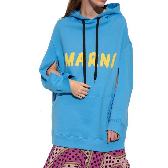  마르니 후드 티셔츠 MA 8991929499860 BLUE - MARNI