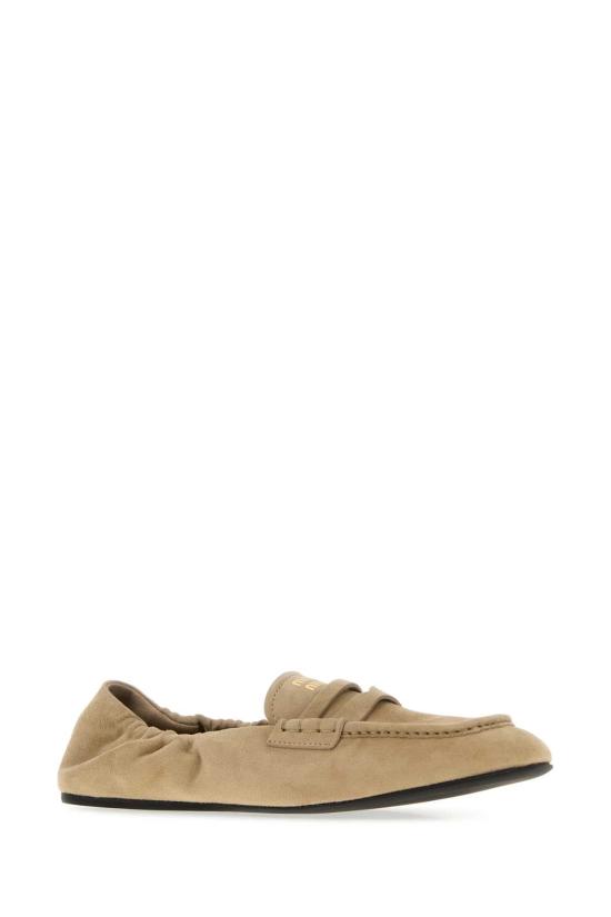 26FW 미우미우 루슈 나파 레더 로퍼 5D341EFD005008 F0F24 BEIGE - MIU MIU