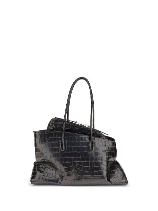  디 아티코 라 파세지아타 미디엄 탑 핸들 백 250WAH00054LBT021PR 207 BLACK
