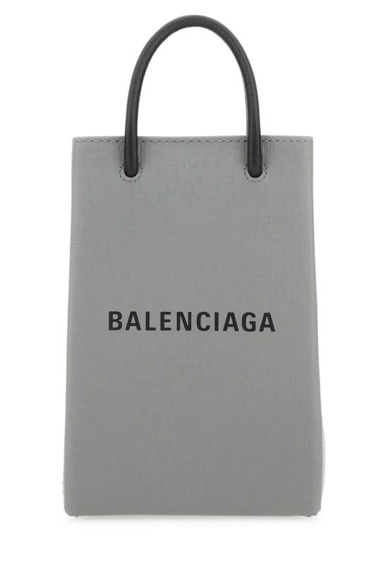 25FW 발렌시아가 카프스킨 스마트폰 숄더백 7577730AI2N 1160 GRAY