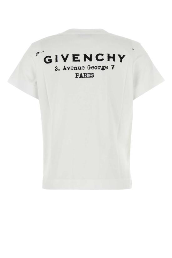 26SS 지방시 폴로 티셔츠 BW70FJP75N 100 WHITE - GIVENCHY