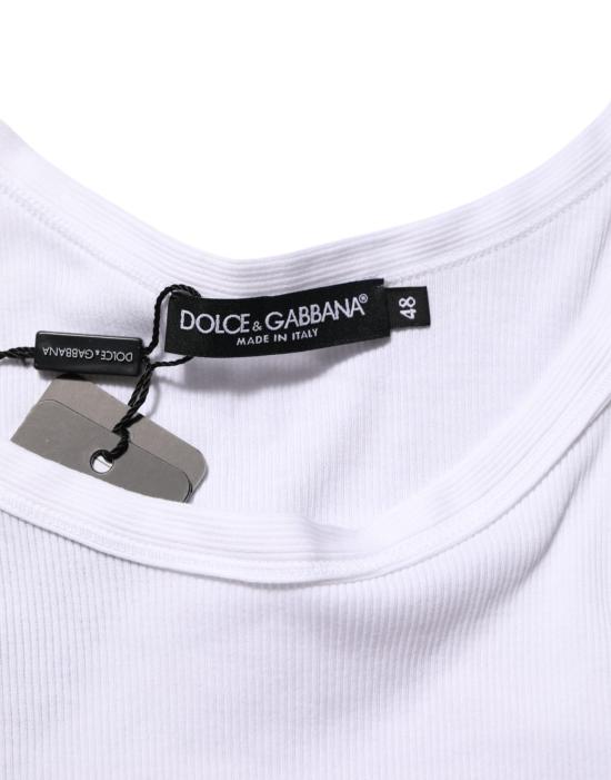 돌체앤가바나 민소매 티셔츠 TSH91108 WHITE - DOLCE & GABBANA