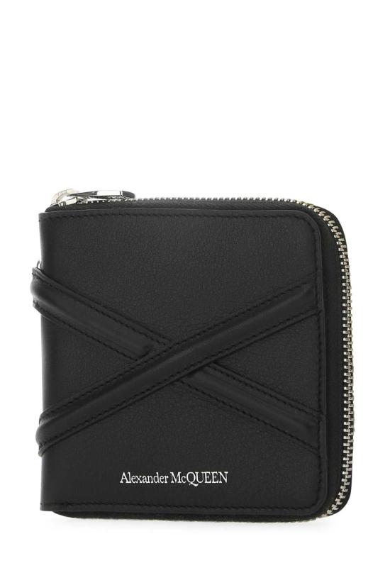  알렉산더 맥퀸 남성지갑 7263191AAD0 1000 BLACK - ALEXANDER MCQUEEN